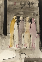 Untitled (Five Standing Figures)