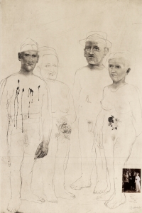 Soldier, Girl, and Parents