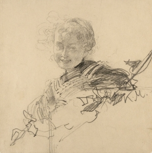 Portrait of Zdenka Maskova (Artist's Daughter)